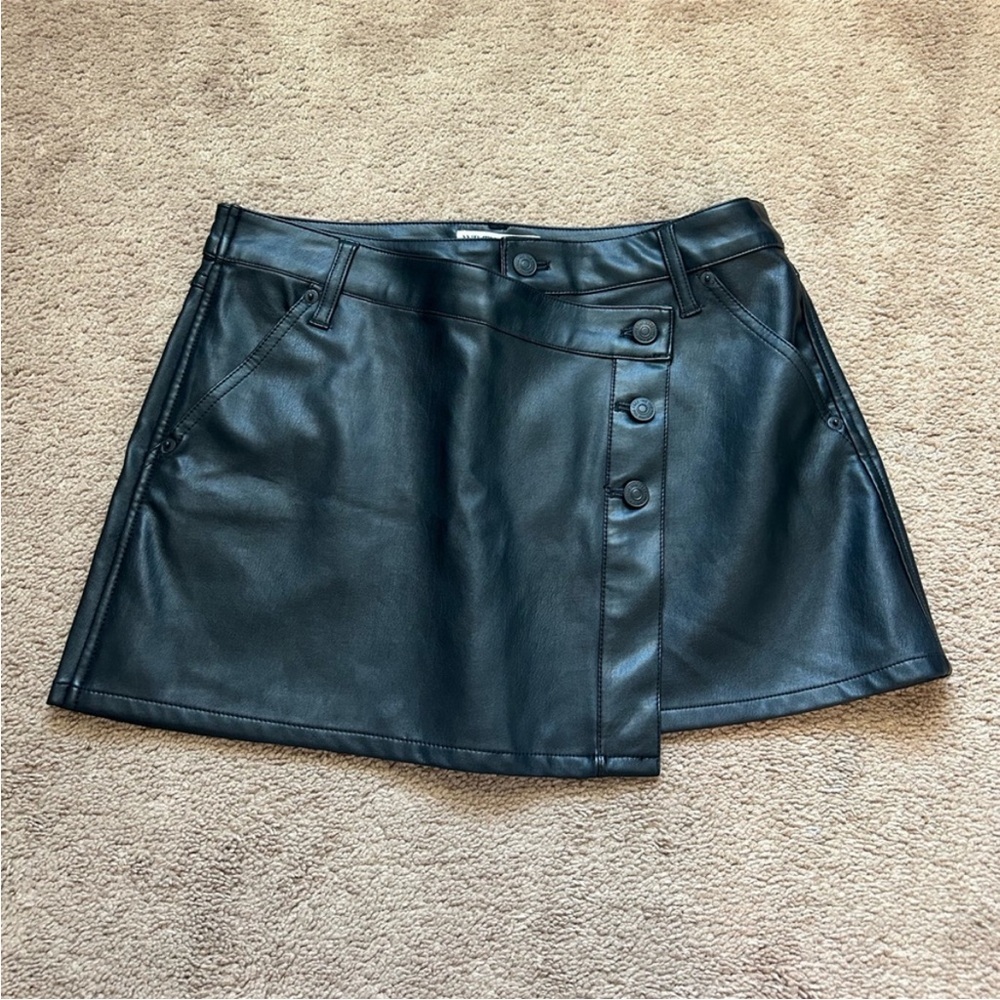 Free People Faux Leather Skirt - Picture 2 of 6